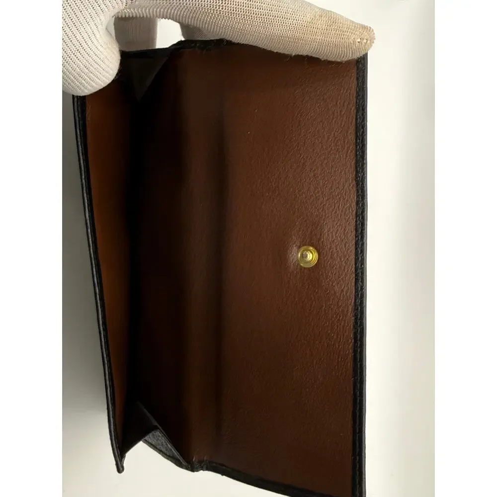 Burberrys of London Vintage Continental Long Wallet – Brown/Black